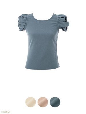 変形袖ブラウス