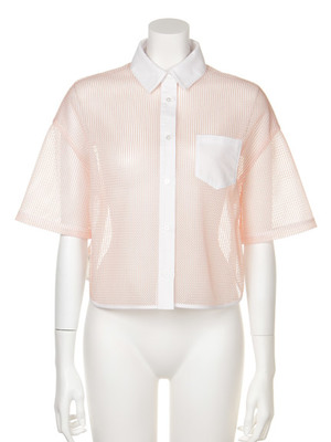 FURFUR (ファーファー)  メッシュストライプトップス