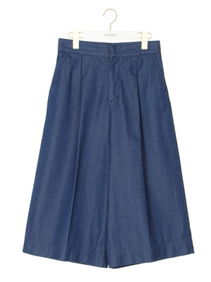 デニムガウチョパンツ