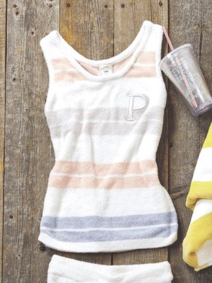 moco moco’スムーズィー’刺繍タンクトップ