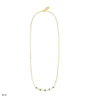 LETTERED BEADS necklace