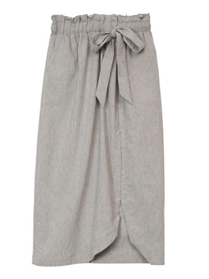 リネンロングSK(グレー)