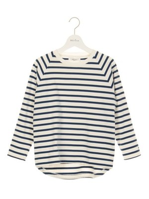 Mila Owen (ミラオーウェン)  オーガニックボーダープルオーバー