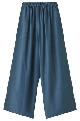  エルフォーブル テンセルデニムガウチョパンツ