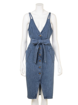 Lily Brown (リリーブラウン)  ゆるデニムジャンスカ