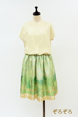 【M size】WEB　SHOP限定コンビワンピース