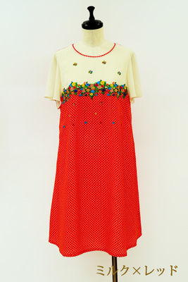 【L size】花壇ワンピース