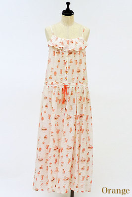 【M size】壁紙マキシワンピース