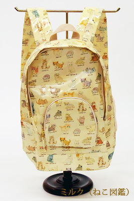 【goods】ねこ図鑑ラミネートリュック