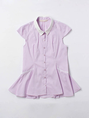 クレリックぺプラムシャツ