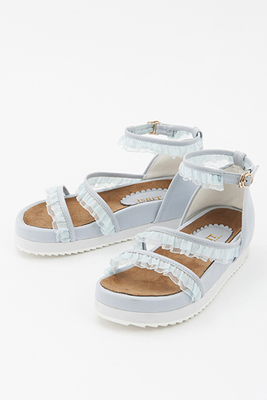 フリルチュールサンダル