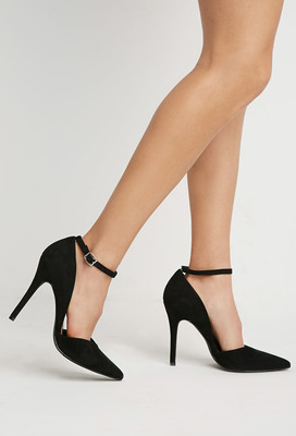 FOREVER 21 フェイクスエードポインテッドパンプス