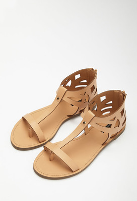 FOREVER 21 カットアウトTストラップサンダル