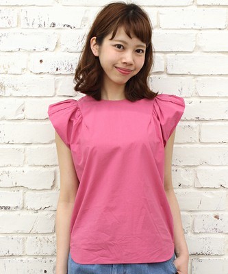 袖ギャザーブラウス