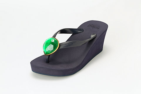 5月エメラルド・ウェッジソール（sbe0043）