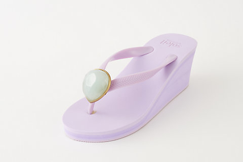 3月アクアマリン・ウェッジソール（sbe0038）