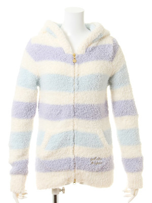 gelato pique (ジェラートピケ)  moco moco’ジェラート’グラデーションボーダーパーカ