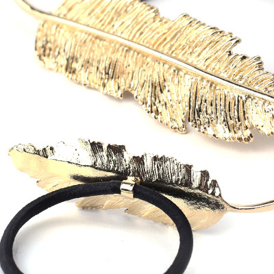 アネモネ フェザープレートヘアゴム 