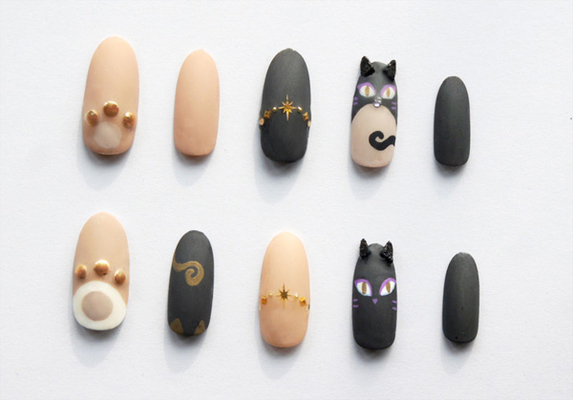 猫耳ネイル