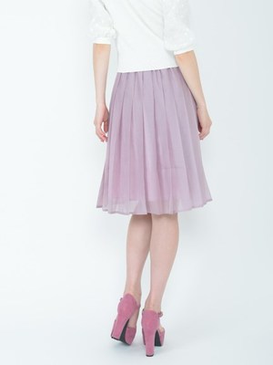 オーガンジープリーツスカート