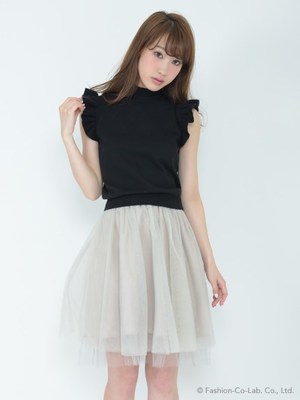 チュールボリュームスカート
