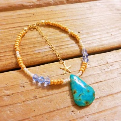 Beach turquoise *white*