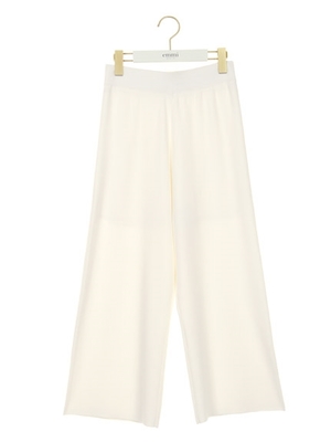 emmi (エミ)  【emmi atelier】ワイドクロップドニットパンツ