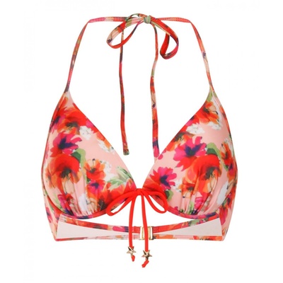 レッドフラワー シフォン セット