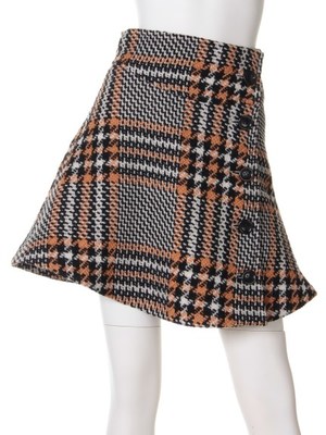 ウールフレアスカート