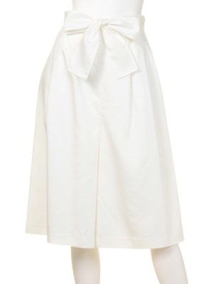 ウエストリボンガウチョパンツ