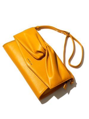 FRAY I.D (フレイアイディー)  レザーリボンクラッチ