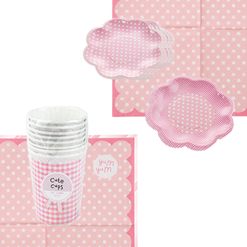 TalkingTables キュートピンクドット