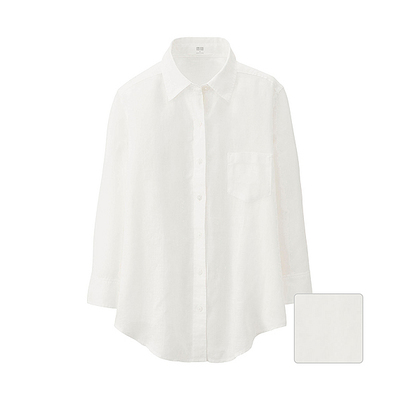 WOMEN プレミアムリネンシャツ(7分袖)