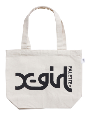 X-GIRL PALETTE LOGO SMALL TOTE