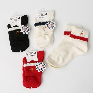 折り返しヨット刺繍CL