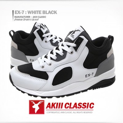 AKIIICLASSIC EX-7 WHITE-BLACK