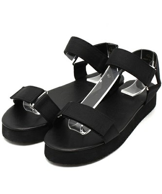 PEACH JOHN ワンタッチベルトサンダル