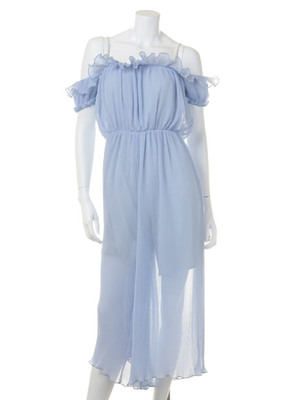 snidel (スナイデル)  プリーツガウチョロンパース