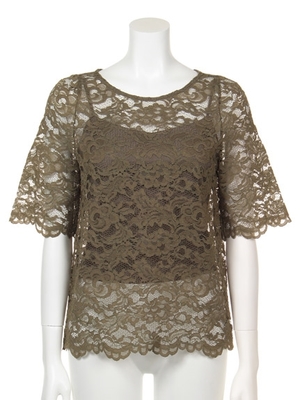 レースプルオーバー/Lily Brown