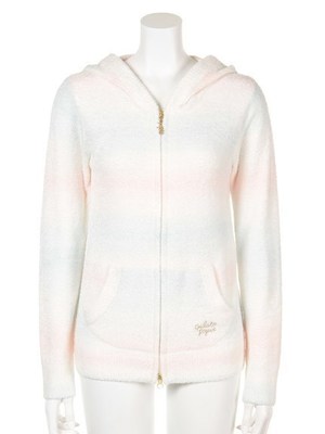 gelato pique (ジェラートピケ)  moco moco’スムーズィー’グラデーションボーダーパーカ