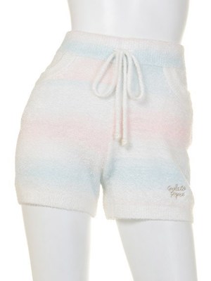 gelato pique (ジェラートピケ)  moco moco’スムーズィー’グラデーションボーダーショートパンツ