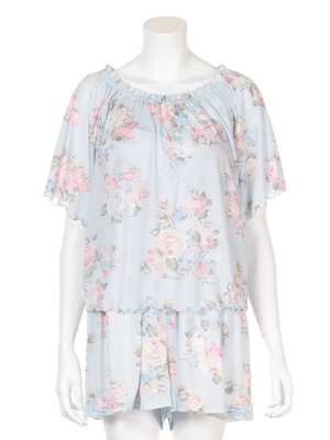 gelato pique (ジェラートピケ)  フラワーブーケプルオーバー×ロンパース