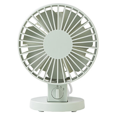 【数量限定】USBデスクファン(低騒音ファン)・グリーン
