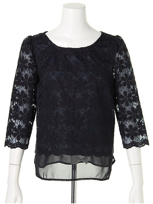 2wayレースブラウス/Rirandture