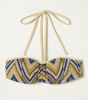 ARROW ラメKNIT BIKINI TOP