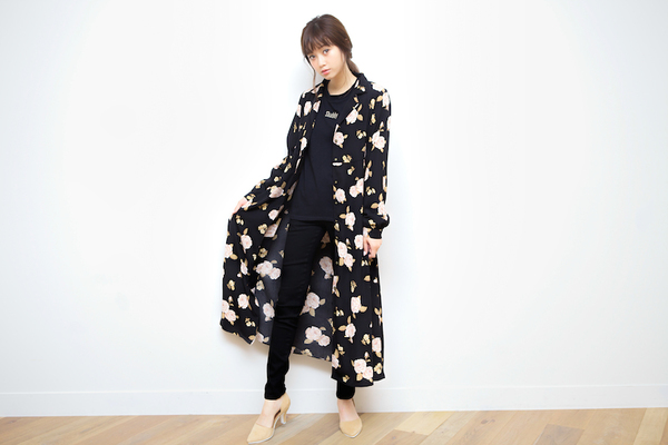 ヴィンテージフラワーマキシワンピース