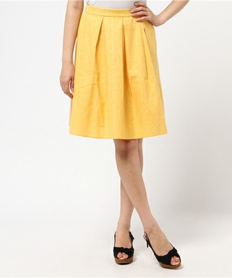 mystic タックフレアスカート