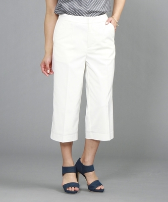 【BAILA6月号掲載】ストレートクロップドパンツ 