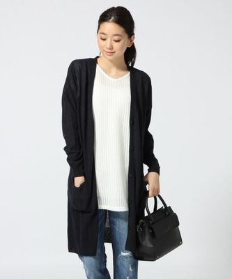 【UVカット加工】１２ＧラミーコットンＵＶ／ロングカーディガン