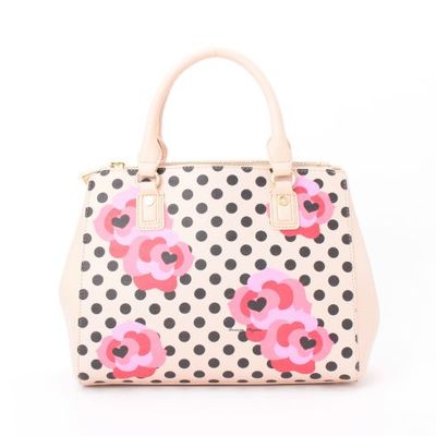 2WAYフラワーモチーフトートバッグ